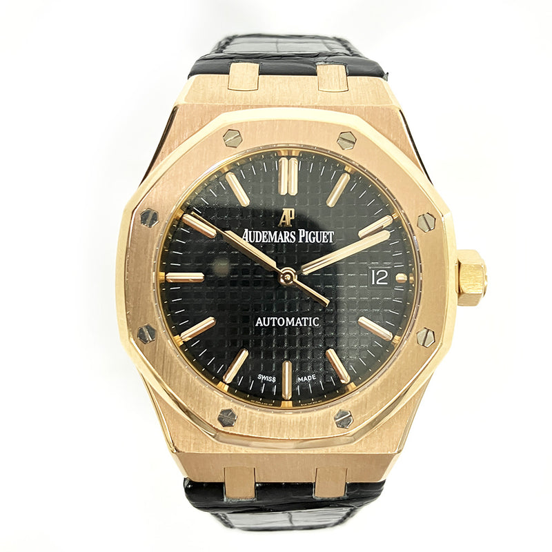 Audemars Piguet Royal Oak 15450OR.OO.D002CR.01 Black Dial Dec 2013