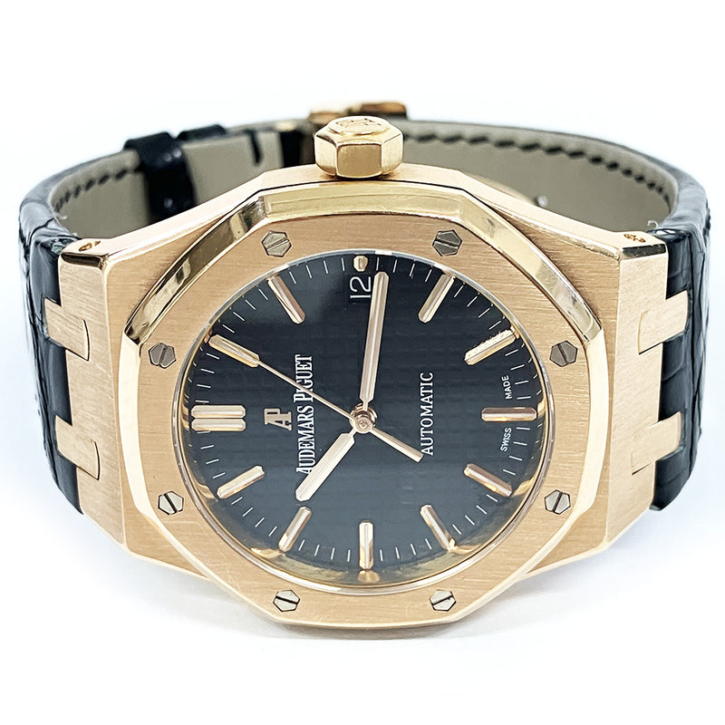 Audemars Piguet Royal Oak 15450OR.OO.D002CR.01 Black Dial Dec 2013