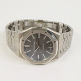 Audemars Piguet Royal Oak 41mm Steel 15400ST.OO.1220ST.04 Grey Dial Dec 2017 - View 3