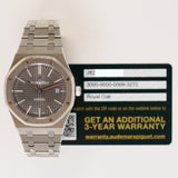 Audemars Piguet Royal Oak 41mm Steel 15400ST.OO.1220ST.04 Grey Dial Dec 2017 - View 2