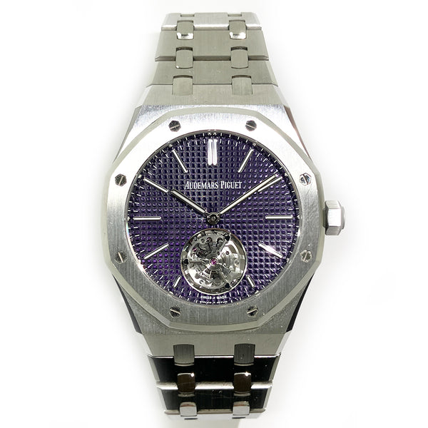 Audemars Piguet Royal Oak Flying Tourbillon Automatic Extra-Thin 26660ST.OO.1356ST.01 Purple Dial