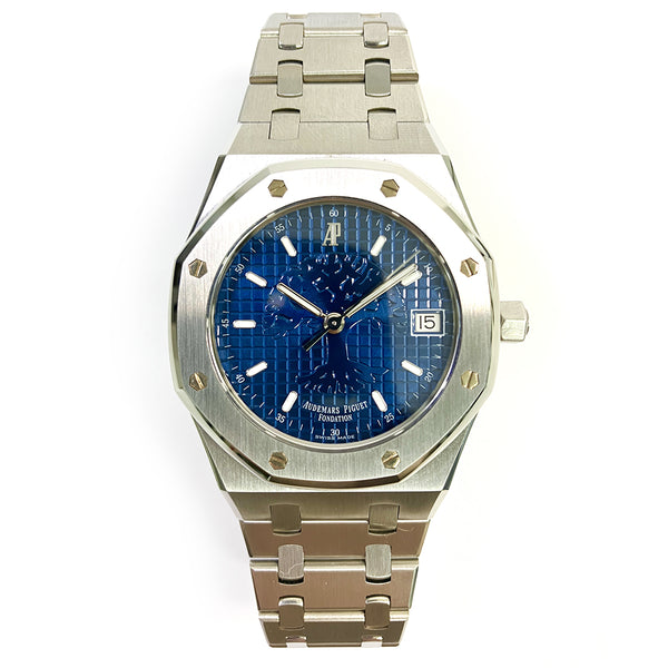 Audemars Piguet Royal Oak Foundation "Time for the Trees" 15100ST.OO.0789ST.01 Blue Dial Jul 2016