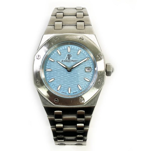 Audemars Piguet Royal Oak Lady 67600ST.OO.1210ST.02 Blue Dial Sep 2006