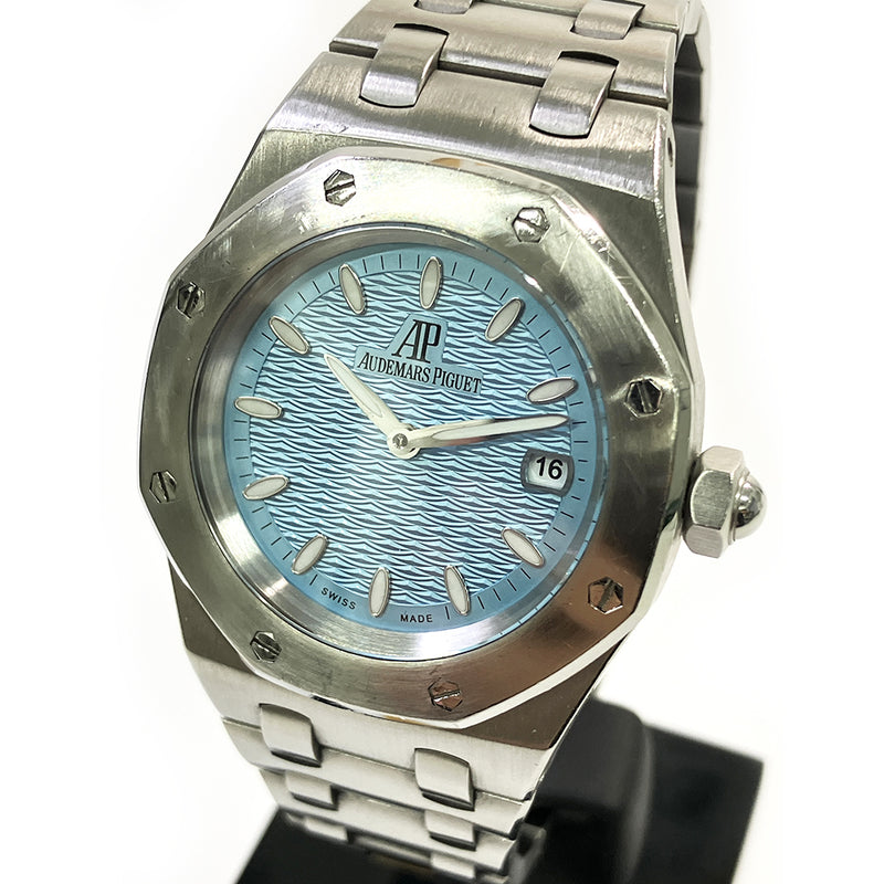 Audemars Piguet Royal Oak Lady 67600ST.OO.1210ST.02 Blue Dial Sep 2006
