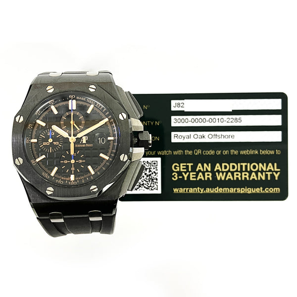 Audemars Piguet Royal Oak Offshore 26405CE.OO.A002CA.02 Black Dial Feb 2018