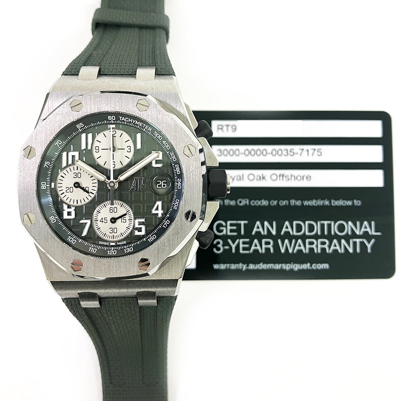 Audemars Piguet Royal Oak Offshore Chronograph 26238TI.OO.A056CA.01 Green Dial