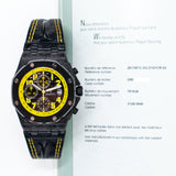 Audemars Piguet Royal Oak Offshore Chronograph 42mm Forged Carbon 26176FO.OO.D101CR.02 Black Dial May 2011 - View 2