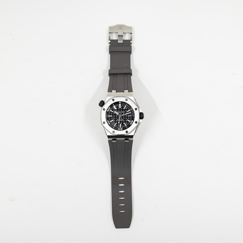 Audemars Piguet Royal Oak Offshore Diver 15710ST.OO.A002CA.01 Black Dial Mar 2017