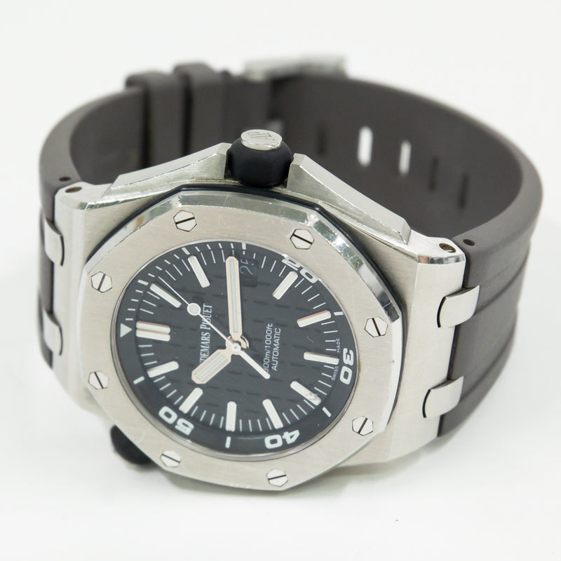 Audemars Piguet Royal Oak Offshore Diver 15710ST.OO.A002CA.01 Black Dial Mar 2017