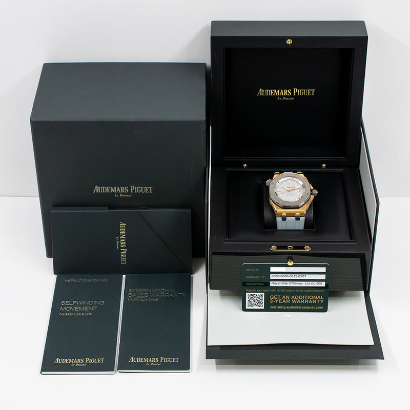 Audemars Piguet Royal Oak Offshore  Diver “Japan” Edition 15711OI.OO.A006CA.01 Grey Dial Sep 2018