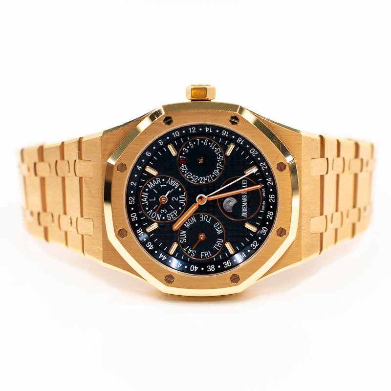 Audemars Piguet Royal Oak Perpetual Calendar 26574OR.OO.1220OR.02 Blue Dial Jul 2019