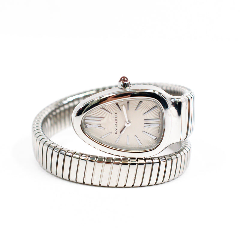 Bvlgari Serpenti Tubogas 35mm 101828 White Dial Mar 2017