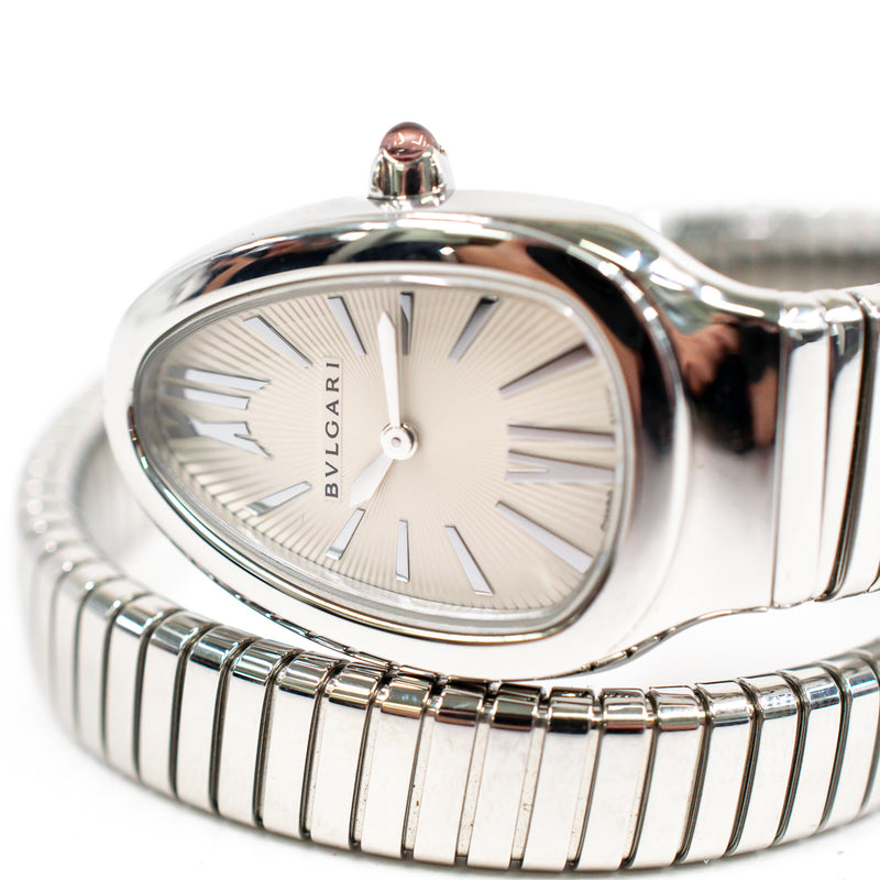 Bvlgari Serpenti Tubogas 35mm 101828 White Dial Mar 2017