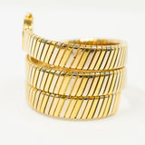 Bvlgari Tubogas 19mm Tri-color Quartz BB191T Black Dial