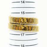 Bvlgari Tubogas 19mm Tri-color Quartz BB191T Black Dial