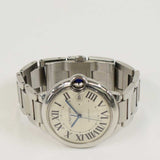 Cartier Ballon Bleu 42mm W69012Z4 Silver Roman Dial May 2010 - View 3
