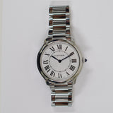 Cartier Ronde Must de Cartier 42mm WSRN0034 Silver Roman Dial May 2025 - View 1