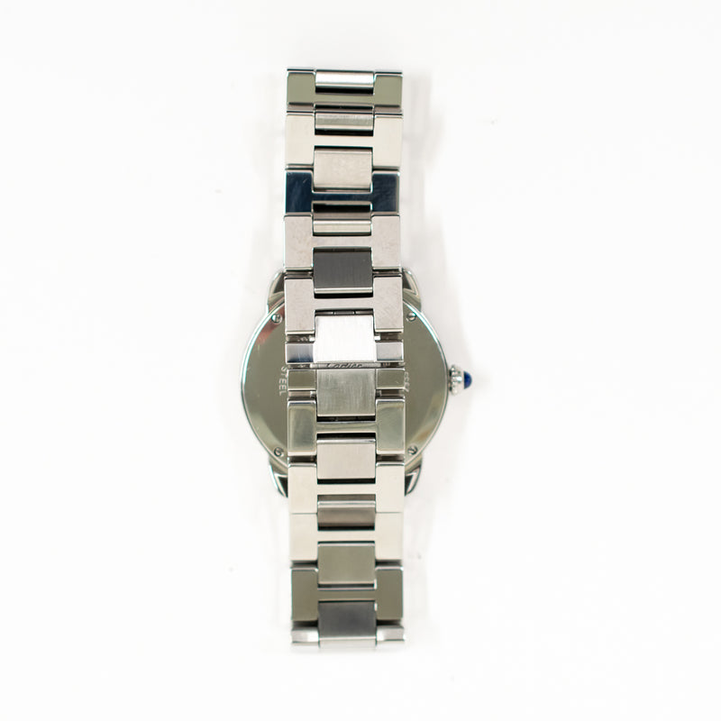 Cartier Ronde Solo Small W6701004 Silver Roman Dial Oct 2012