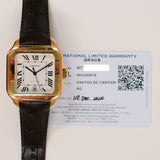 Cartier Santos-Dumont WGSA0019 White Roman Dial Dec 2024 - View 2