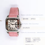 Cartier Santos 100 W20106X8 Silver Roman Dial Jun 2014