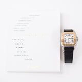 Cartier Santos 100 W20107X7 White Roman Dial Aug 2013