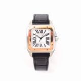 Cartier Santos 100 W20107X7 White Roman Dial Aug 2013