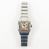 Cartier Santos Galbée W20054D6 Silver Roman Dial Jun 2001