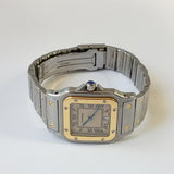 Cartier Santos W20011C4 Ivory Roman Dial Nov 1990 - View 3