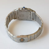 Cartier Santos W20011C4 Ivory Roman Dial Nov 1990 - View 4
