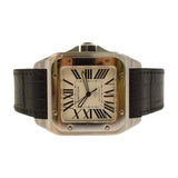 Cartier Santos de Cartier Large WSSA0007 Silver Roman Dial - View 3