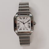 Cartier Santos de Cartier Large WSSA0018 White Roman Dial Oct 2025 - View 1