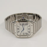Cartier Santos de Cartier Large WSSA0018 White Roman Dial Oct 2025 - View 3