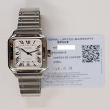 Cartier Santos de Cartier Large WSSA0018 White Roman Dial Oct 2025 - View 2