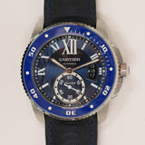 Cartier Santos de Cartier WSCA0010 Blue Roman Dial Aug 2016 - View 3