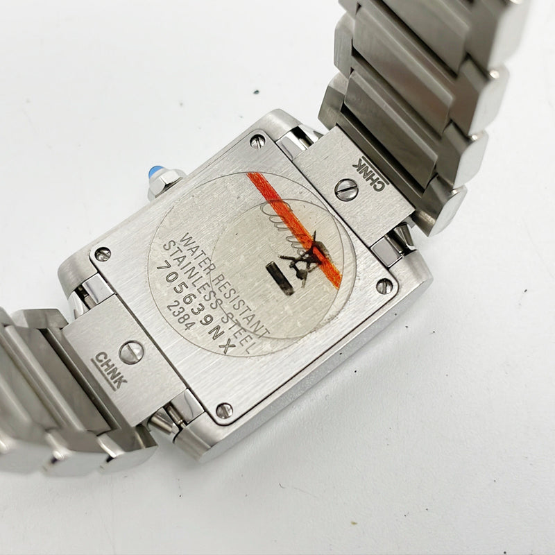 Cartier Tank Française Automatic W51008Q3 White Dial Feb 2009