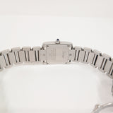 Cartier Tank Française W51008Q3 White Roman Dial Sep 2003