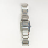 Cartier Tank Française W51008Q3 White Roman Dial Sep 2003