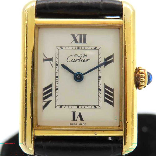 Cartier Tank Louis Cartier W1013654 Ivory Roman Dial Jul 2001