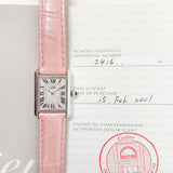  Cartier Tank Must W1016130 Pink Roman Dial Feb 2001