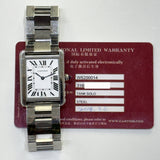 Cartier Tank Solo Large W5200014 Silver Roman Dial Sep 2018 - View 2