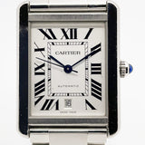 Cartier Tank Solo XL W5200028 Silver Roman Dial Sep 2018