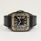 Cartier Tortue W2020010 Black Roman Dial Jan 2010 - View 3