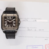 Cartier Tortue W2020010 Black Roman Dial Jan 2010 - View 2