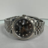Rolex Datejust 126334 Rhodium Diamond Dial