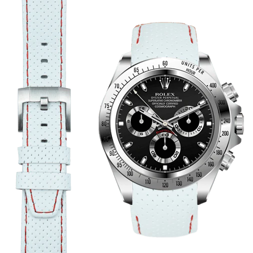 Daytona CURVED END RACING LEATHER STRAP