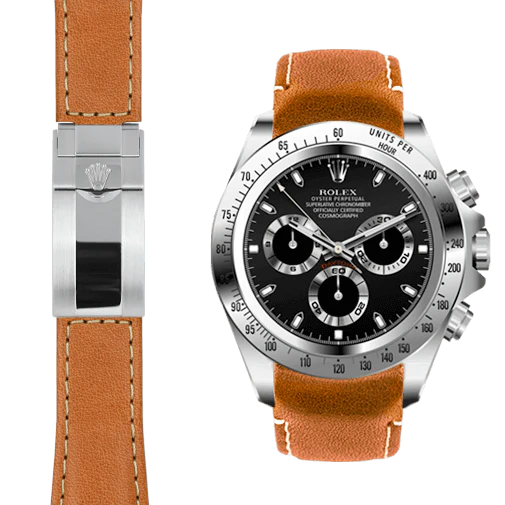 Daytona CURVED END LEATHER STRAP