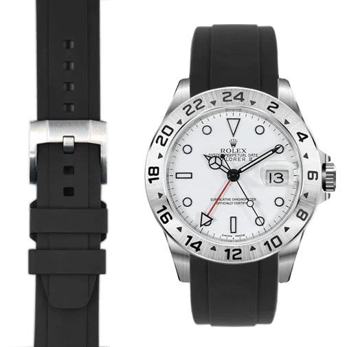 Explorer II (Pre 2011) CURVED END RUBBER STRAP