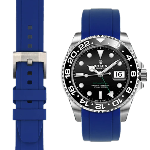 GMT Master II Ceramic Curved end rubber strap