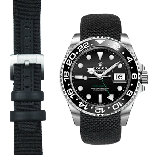 GMT Master II Curved end nylon strap