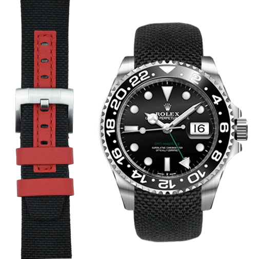 GMT Master II Curved end nylon strap